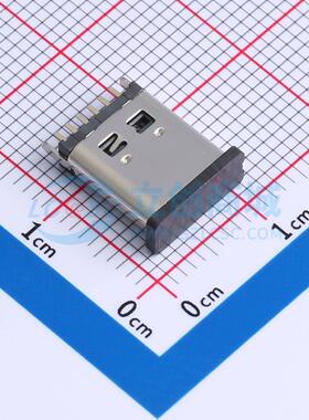 USB连接器 TYPE-C 6PLCH10.0 073 插件 母 直插 6P 电子元器件