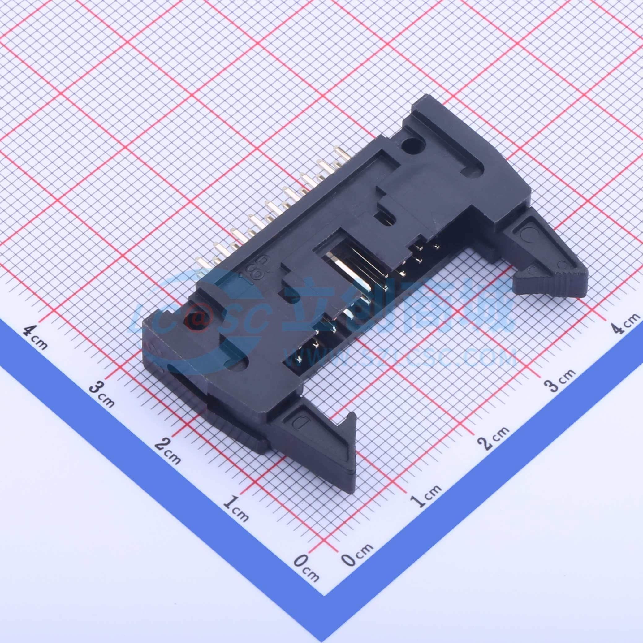 连接器 X9555WV-2X09A-PTV01 插件,P=2.54mm