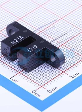 槽型光电开关(光电晶体管输出) H21A2 DIP-4 原装 电子元器件配单
