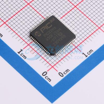 单片机(MCU/MPU/SOC) PIC32MX450F256H-I/PT TQFP-64(10x10) 原装