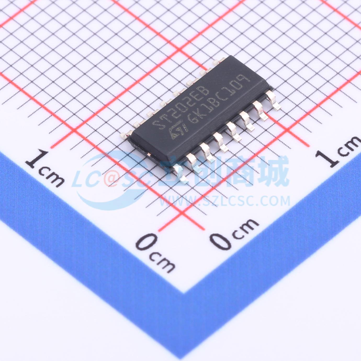 RS232芯片 ST202EBDR SO-16 原装正品 电子元器件配单