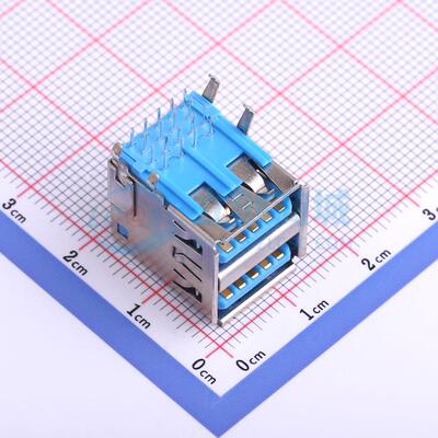 USB连接器 USB-303WSD-BRY 插件 母 弯插 原装 电子元器件配单