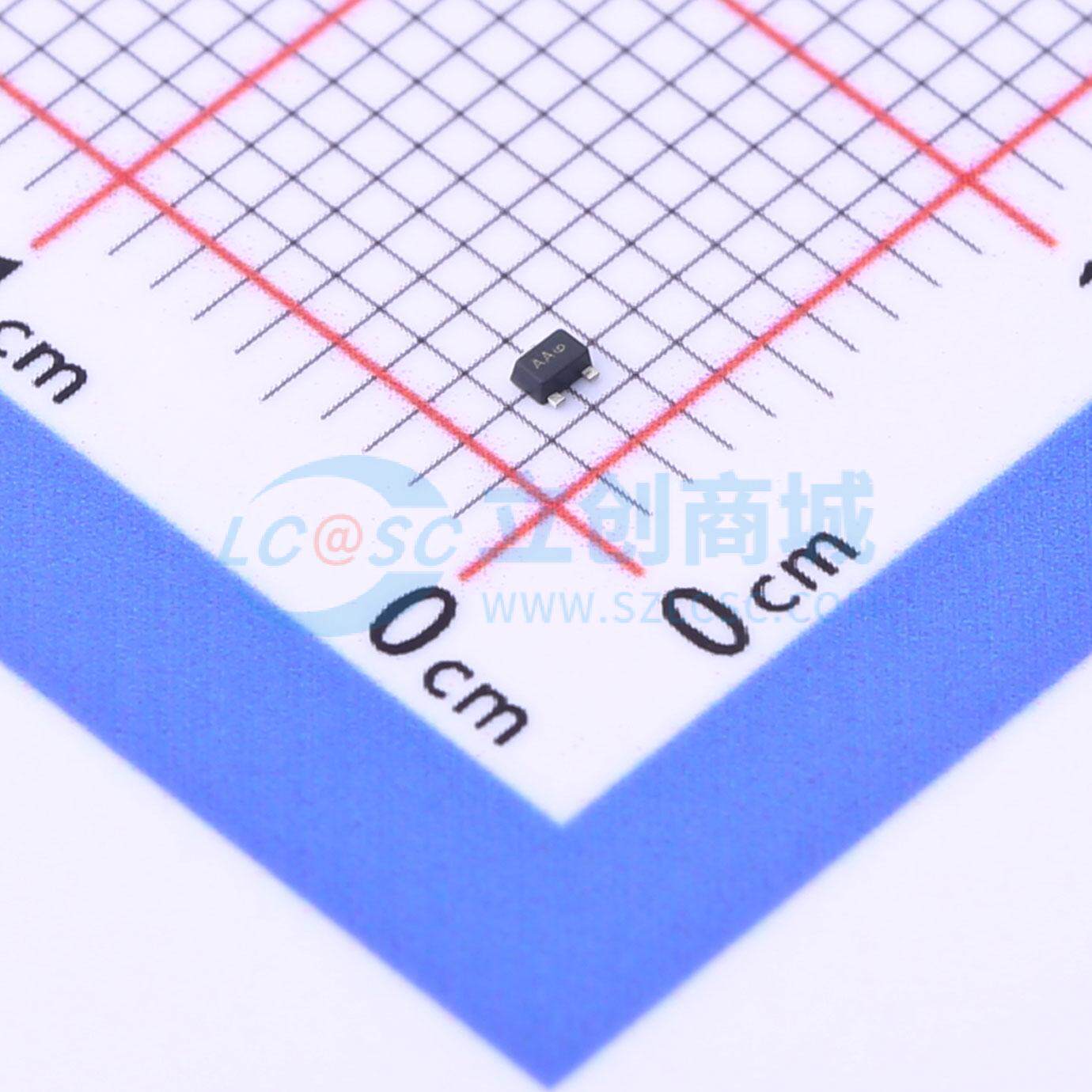 三极管(BJT) NSVMMBT2222AM3T5G SOT-723-3 600mA 40V onsemi(安