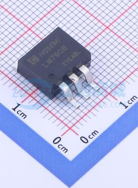 线性稳压器(LDO) LM7908S/TR TO-263-3 原装正品 电子元器件配单