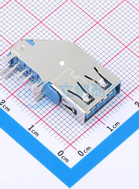 USB连接器 UB30F3-U011-HLRS01-P 插件 侧插 原装 电子元器件配单
