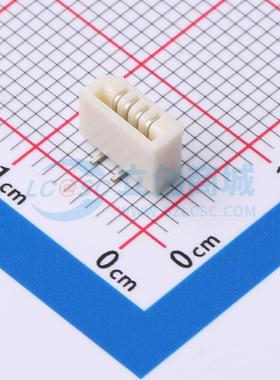 连接器 0528080470 插件,P=1mm 4P 单侧触点/垂直 原装