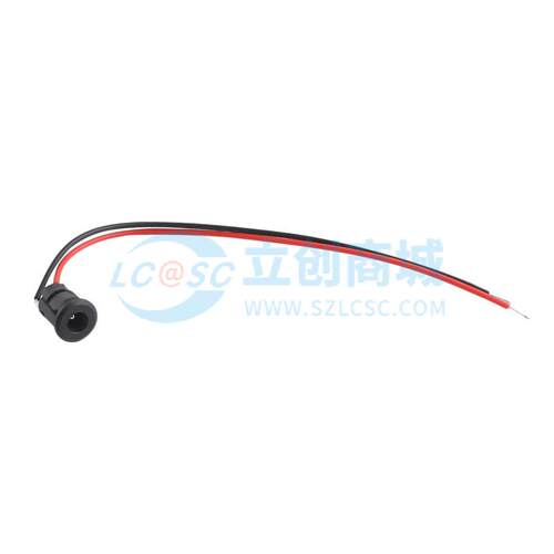 DC电源连接器 DC022E-HX - 焊线式 2.1mm 5.5mm 电子元器件配单