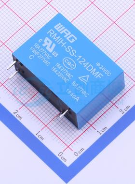 功率继电器 RMIH-SS-124DMF 插件,12.8x29.2mm 4 电子元器件配单