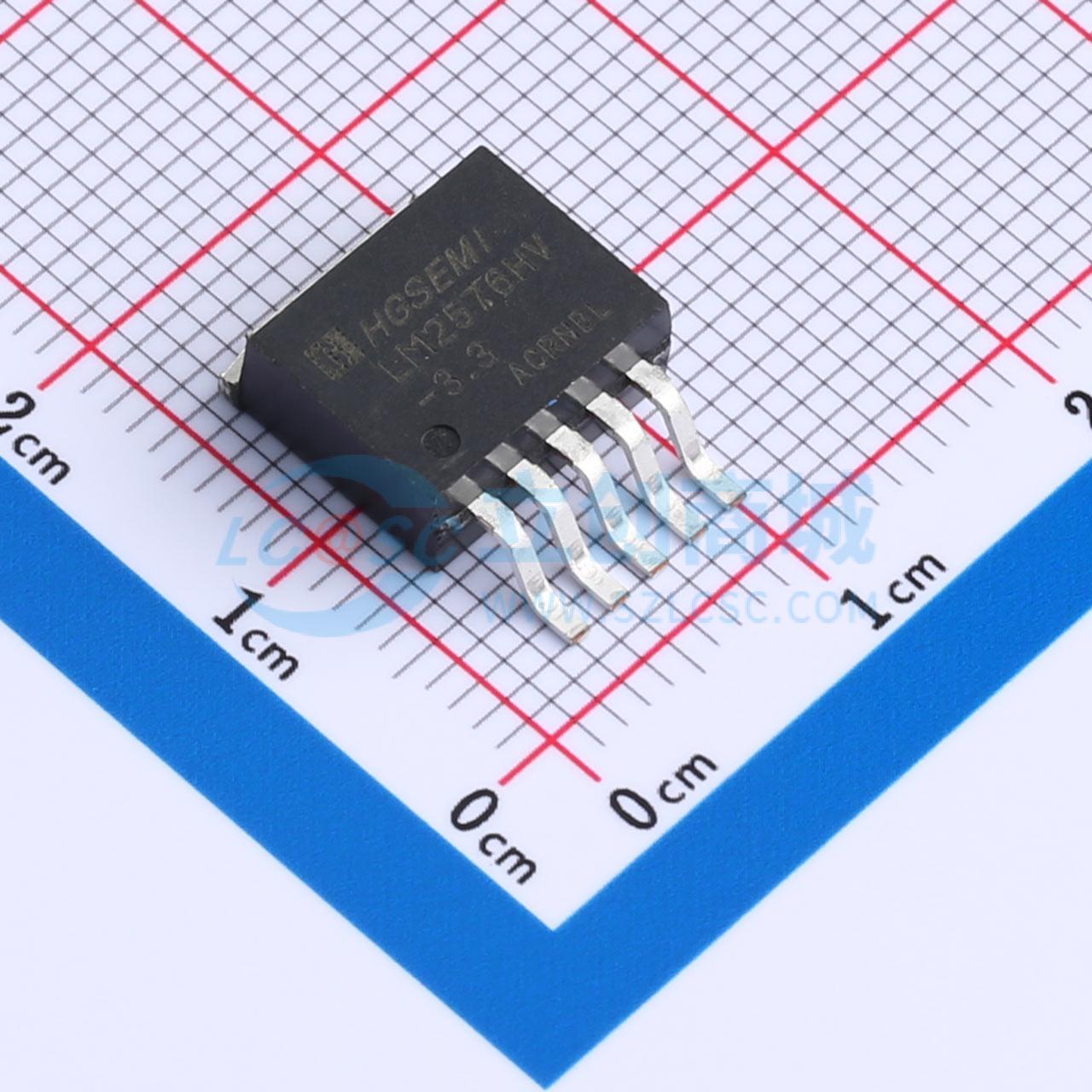 DC-DC电源芯片 LM2576HVS-3.3/TR TO-263-5 原装 电子元器件配单