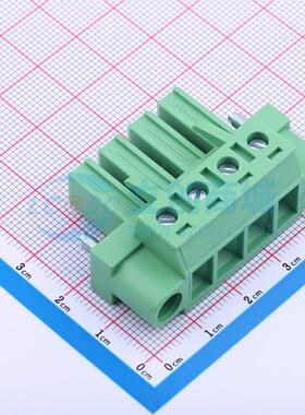 插拔式接线端子 JL5EDGKM-76204G01 P=7.62mm 1x4P 电子元器件