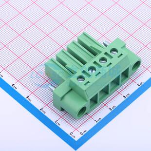 76204G01 JL5EDGKM 接线端子 器件 1x4P 电子元 P=7.62mm 插拔式