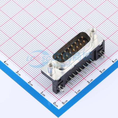 D-Sub/VGA连接器 D15P33E4GV00LF 弯插 公 15P 电子元器件配单