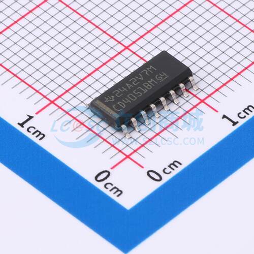 模拟开关/多路复用器 CD4051BM SOIC-16 原装正品 电子元器件配单