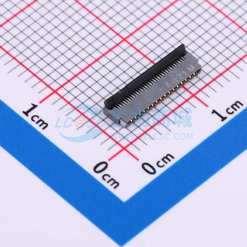 连接器 FH35C-33S-0.3SHW(50) SMD,P=0.3mm,卧贴 翻盖式 33P 双侧