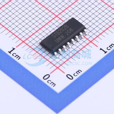 RS232芯片 ST3232BDR SOP-16 原装正品 电子元器件配单