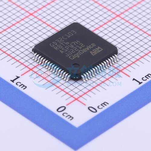 单片机(MCU/MPU/SOC) GD32C103RBT6 LQFP-64(10x10) 电子元器件
