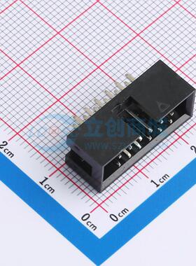 连接器 XDFH-0254-2*6P 插件,P=2.54mm 2x6P