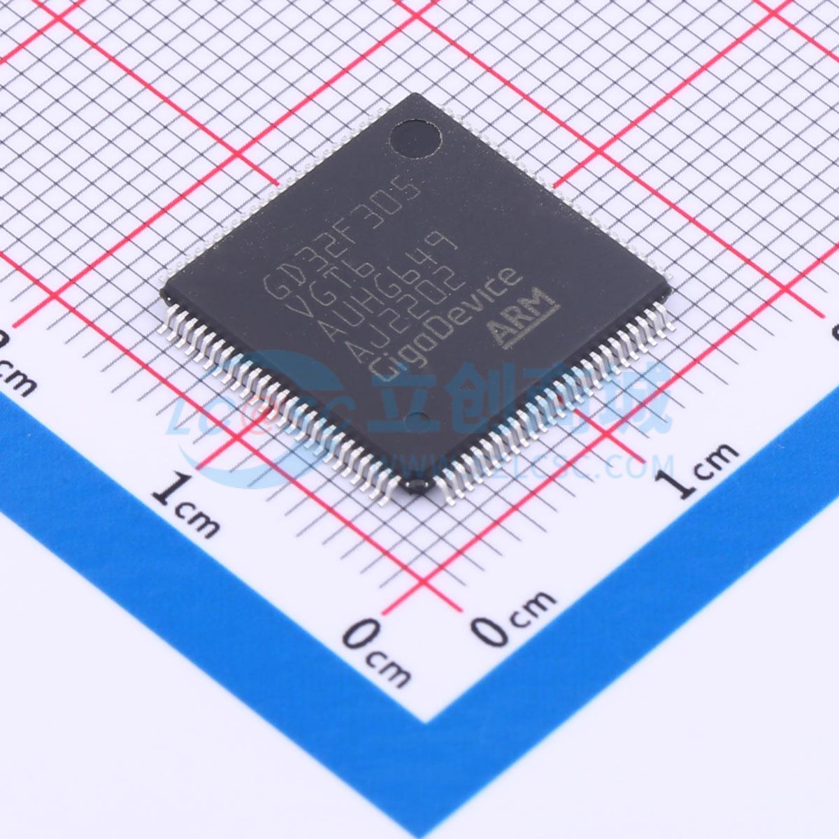 单片机(MCU/MPU/SOC) GD32F305VGT6 LQFP-100(14x14) 电子元器件