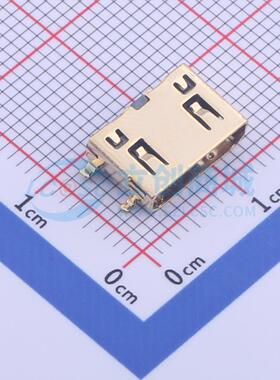 D-Sub/VGA连接器 U-F-19SS-W-1 SMD 母 19P 原装 电子元器件配单