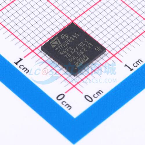 无线收发芯片 STM32WB55RGV6 QFN-68-EP(8x8) 电子元器件配单