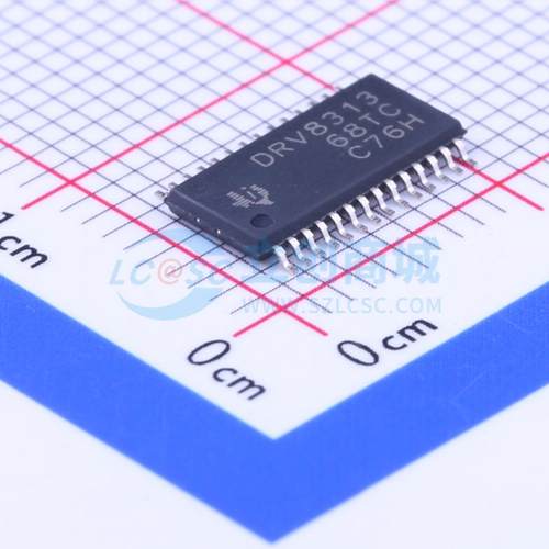 电机驱动芯片 DRV8313PWPR HTSSOP-28-EP-4.5mm 电子元器件配单