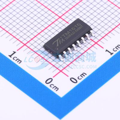 数码管驱动 TM1616(TA1323C) SOP-16 原装正品 电子元器件配单