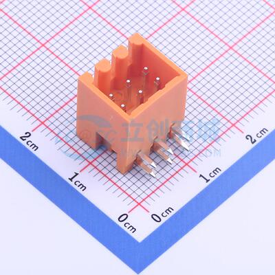 插拔式接线端子 KF2EDGERC-3.5-2*3P 弯插,P=3.5mm 板端/插座-闭