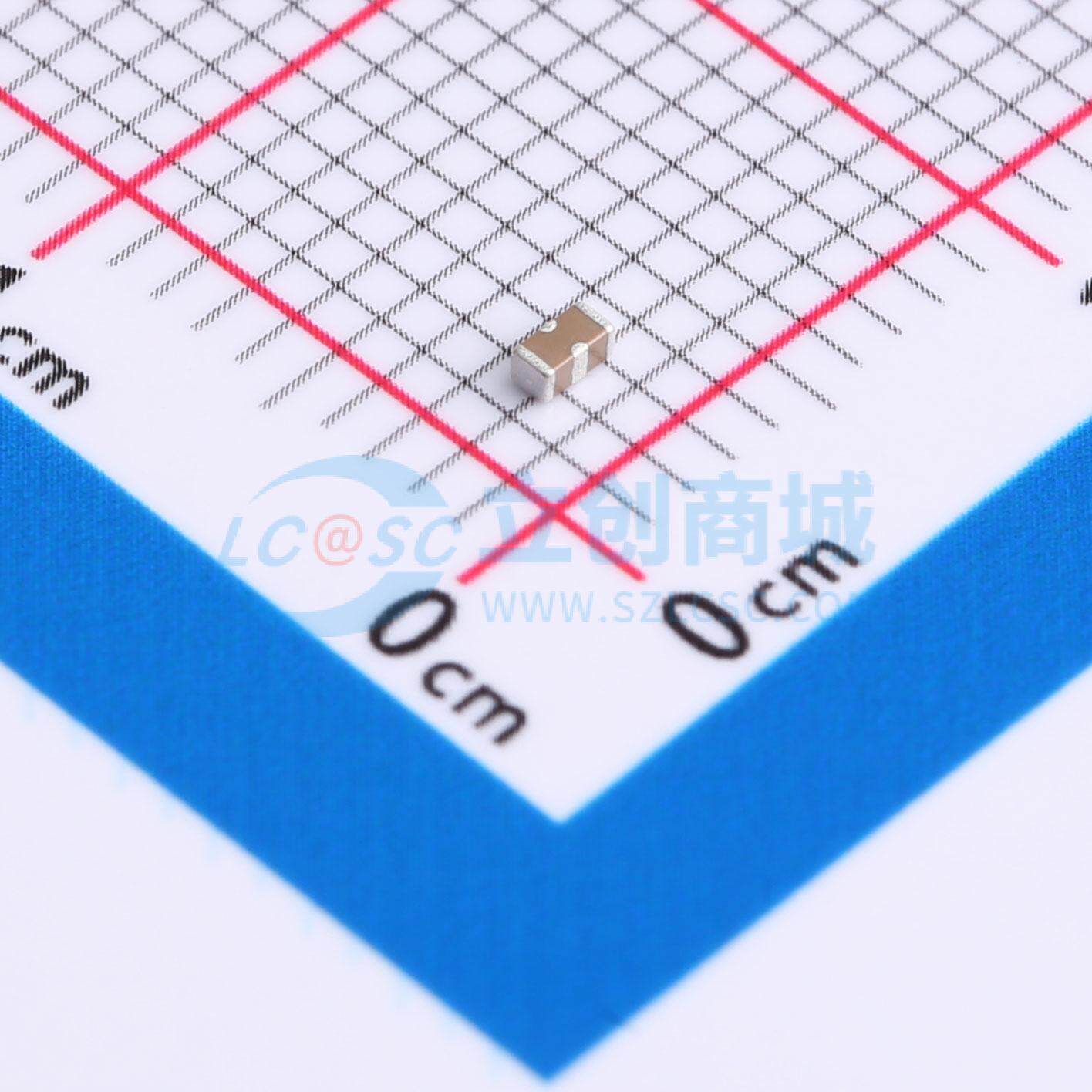 馈通电容滤波器 YFF18PH0J105MT000N SMD-4P,0.8x1.6mm 1uF ±20%