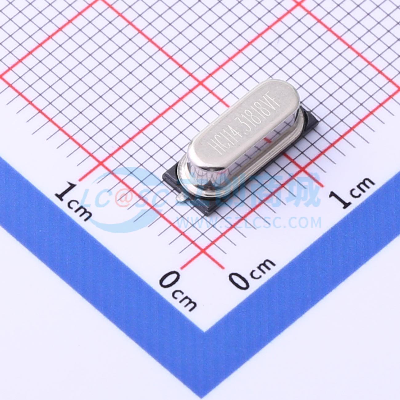 无源晶振 X49SS2-14.31818-F12JJJP HC-49S-SMD 14.31818MHz ±30