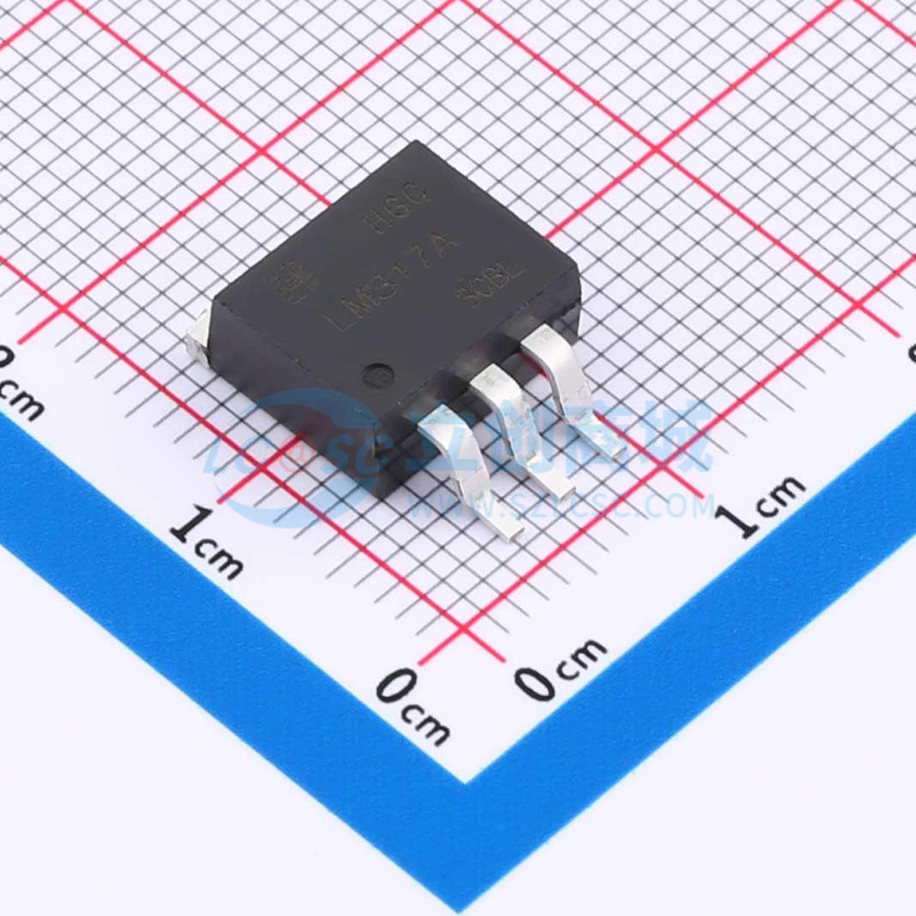 线性稳压器(LDO) LM317ASRG TO-263-3 原装正品 电子元器件配单
