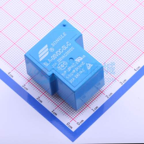 功率继电器 SLA-05VDC-SL-C 插件,27.6x32mm 6 5V 电子元器件配单