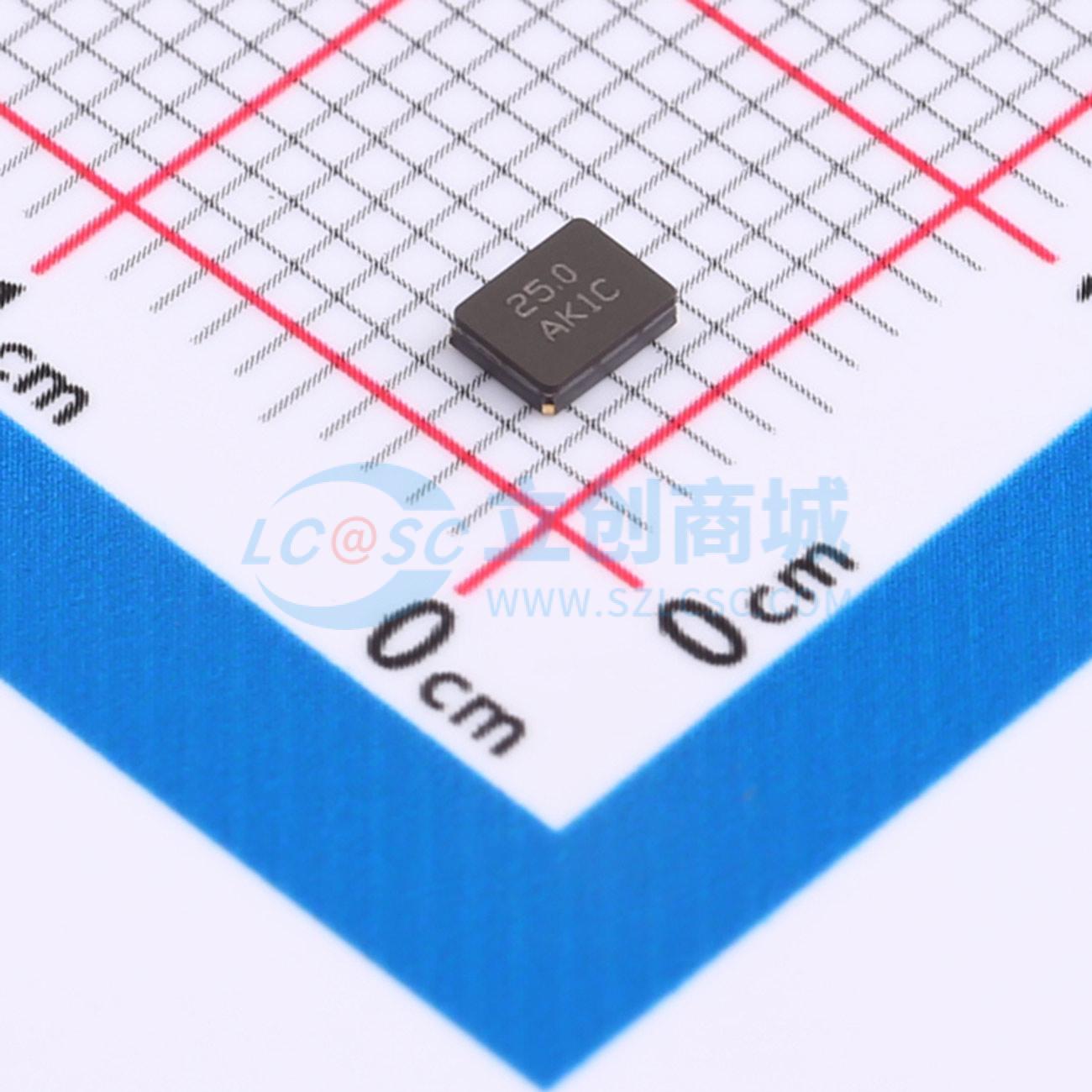 无源晶振 ABM8G-25.000MHZ-4Y-T3 SMD3225-4P 25MHz ±30ppm 10pF