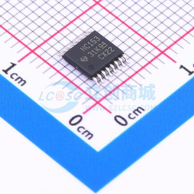 信号开关/编解码器/多路复用器 SN74HC153PWR TSSOP-16 原装正品