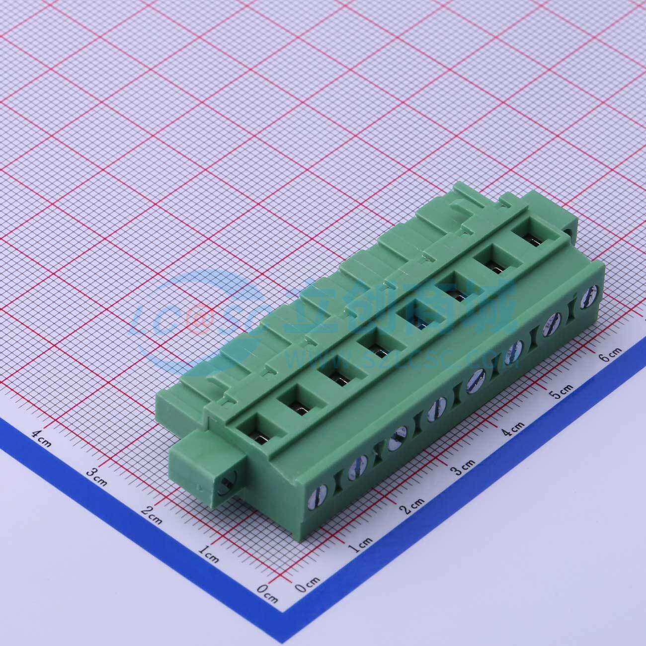 插拔式接线端子 DB2EKAM-7.62-8P-GN-S P=7.62mm 插头 1x8P 原装