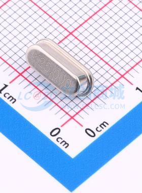 无源晶振 KUS250002010 HC-49S 25MHz ±10ppm 20pF 电子元器件