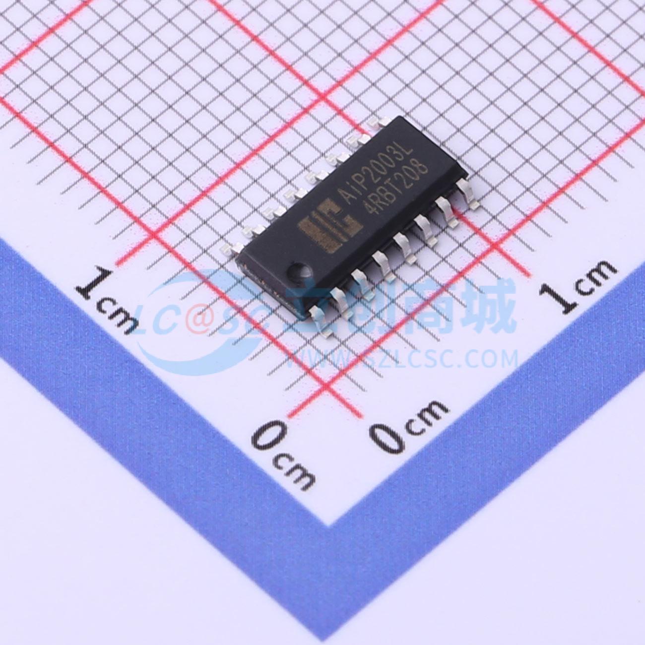 达林顿管 AIP2003LSA16.TB SOP-16 40V I-CORE(中微爱芯) 原装