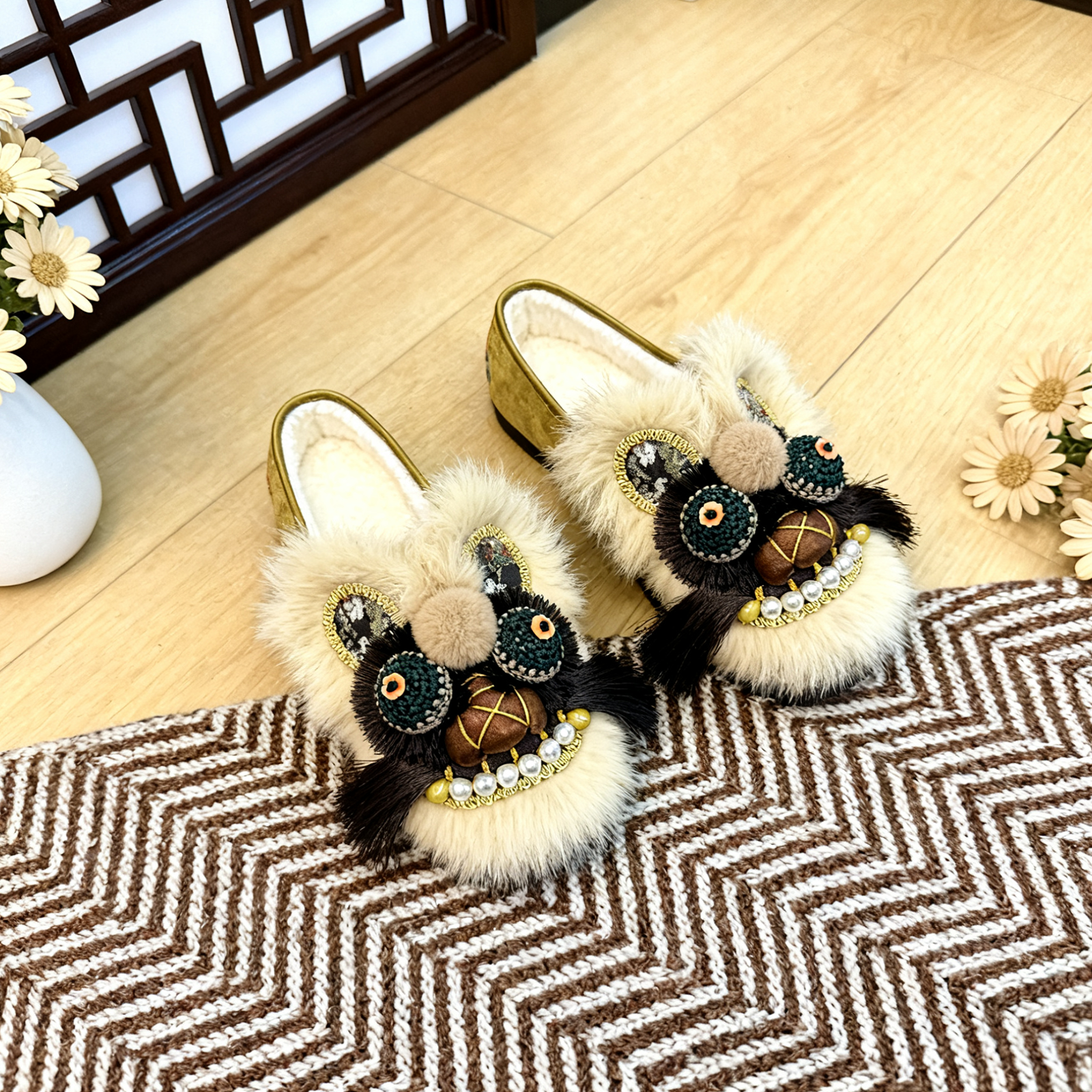 秋冬新款虎头鞋勃肯鞋女2025增高