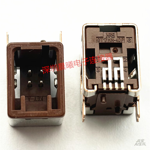TE原装LVDS高速USB母座连接器