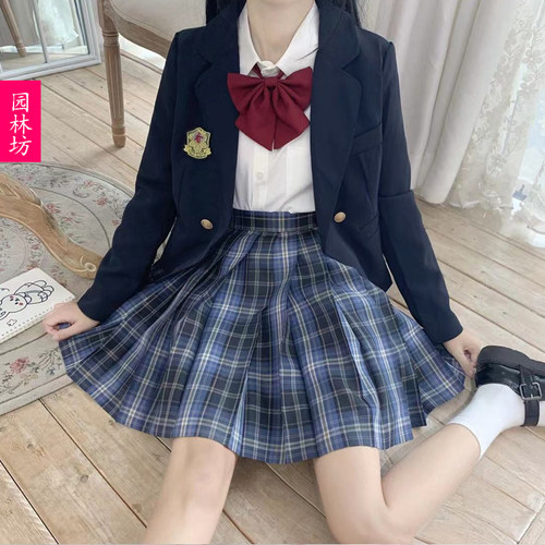 jk制服日系辣妹纯欲风收腰短袖