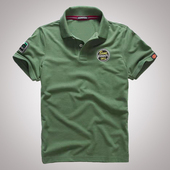 新款 体恤上衣男装 纯棉翻领短袖 刺绣休闲商务半袖 T恤男polo衫 夏季