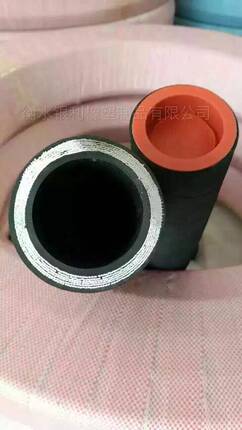 多层钢丝高压油管钢丝编织液压胶管耐高温高压油管钢丝软管厂家直