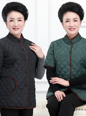 中老年女装秋冬装老人短袖马甲