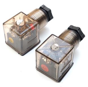 110V 12V 380V 电磁阀插头10A 液压 24V 48V 220V 250V