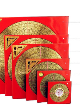 香港老字号纯铜专业罗盘