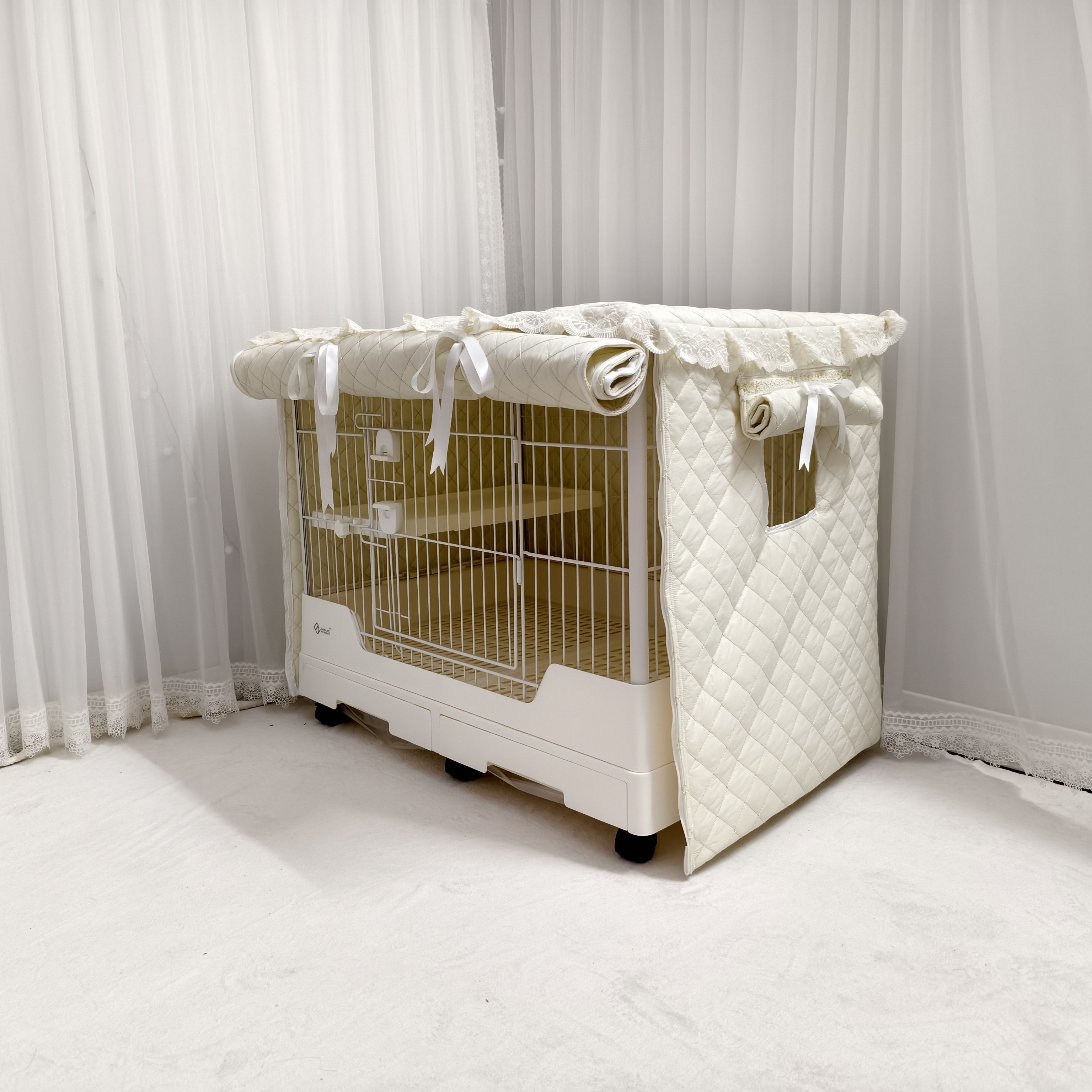 冬季达洋笼罩瑞友保温爱丽丝恒温创逸笼防尘防溅食拉链1侧窗