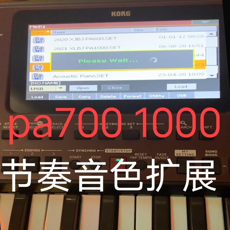 pa700 pa1000节奏音色扩展包U盘