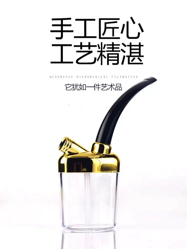 Творческая грубая средняя средняя тонкая трехцелевая сигаретная горшка с водой Здоровый фильтровая вода Сигарета ковш