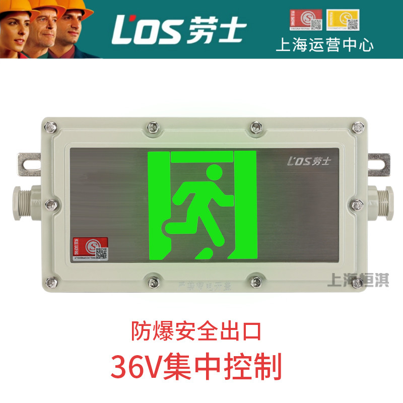 劳士A型集中电源防爆消防疏散指示灯低压DC36v安全出口标志灯