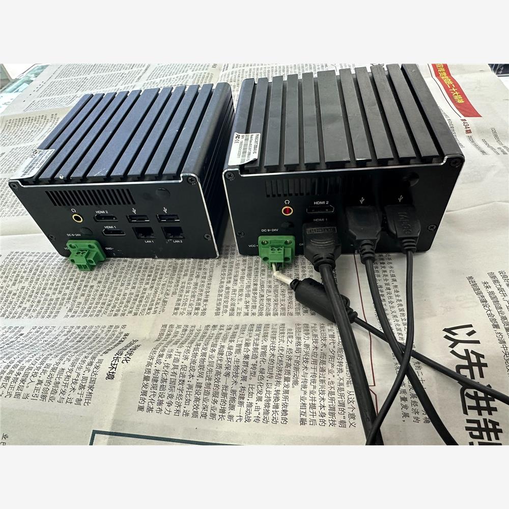 2台双网卡工控小主机NUC