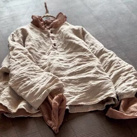 吕家小院棉麻坊文艺休闲慵懒小众女装亚麻衬衫衬衣秋夏季上衣麻衫